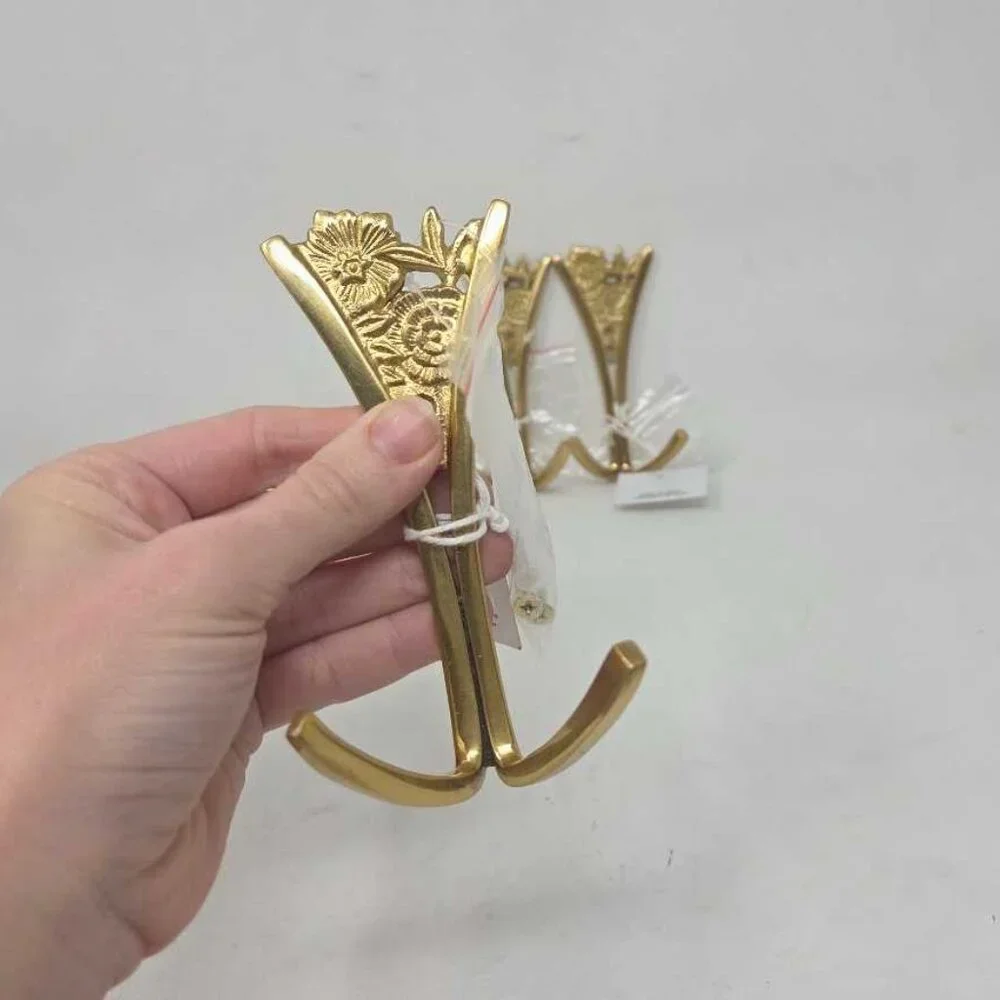 SET OF 3 Anthropologie Blume floral wall hooks